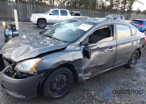 2015 Nissan Sentra Fe+ S/S/Sl/Sr/Sv z USA, uszkodzony, nr VIN 3N1AB7AP2FL630863